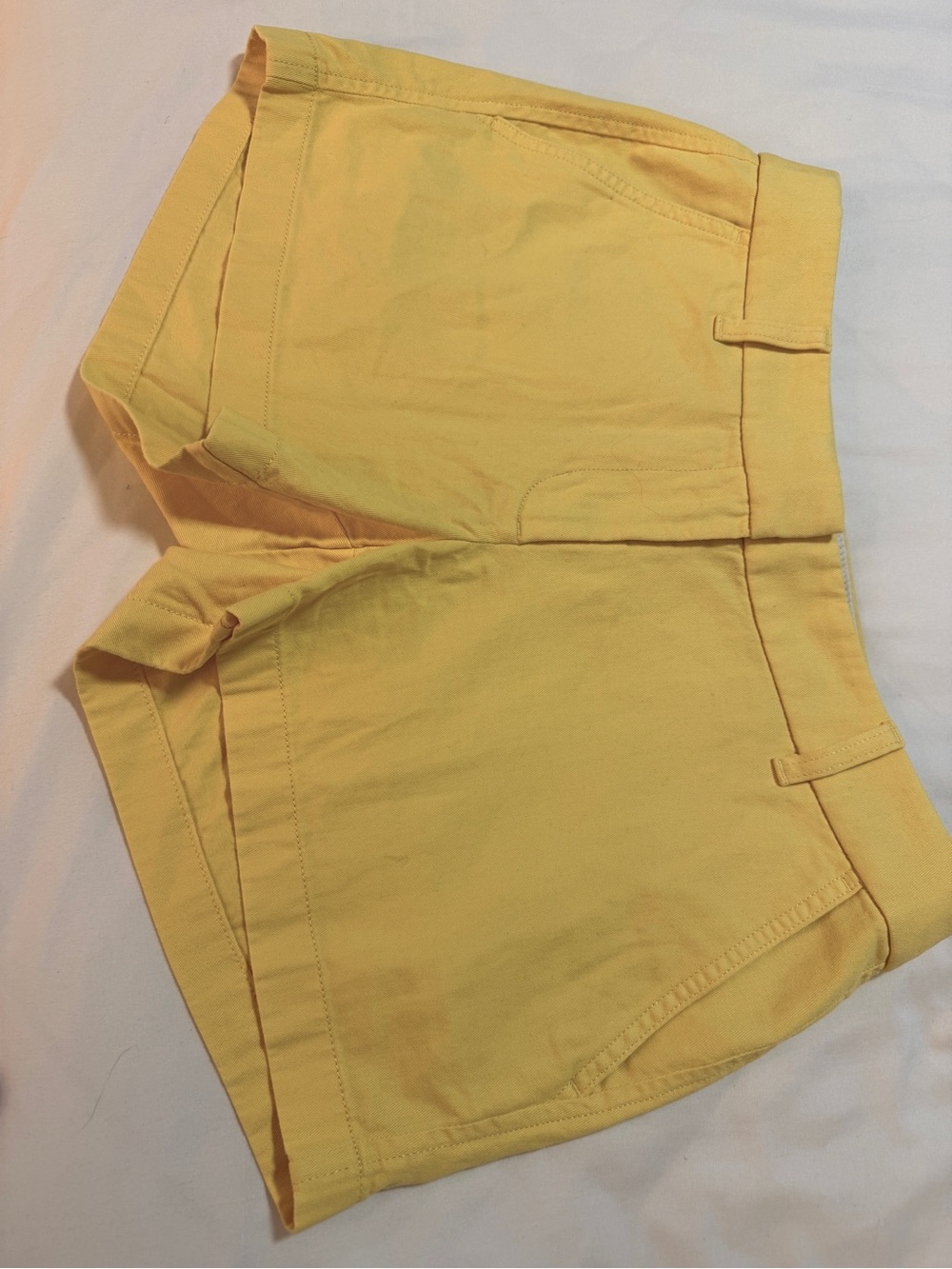 J Crew LemonYellow chino Shorts